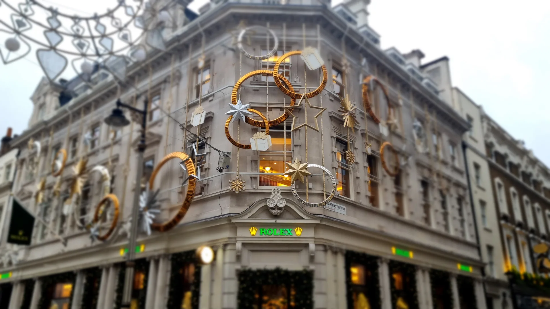 Rolex Façade, Bond Street, London