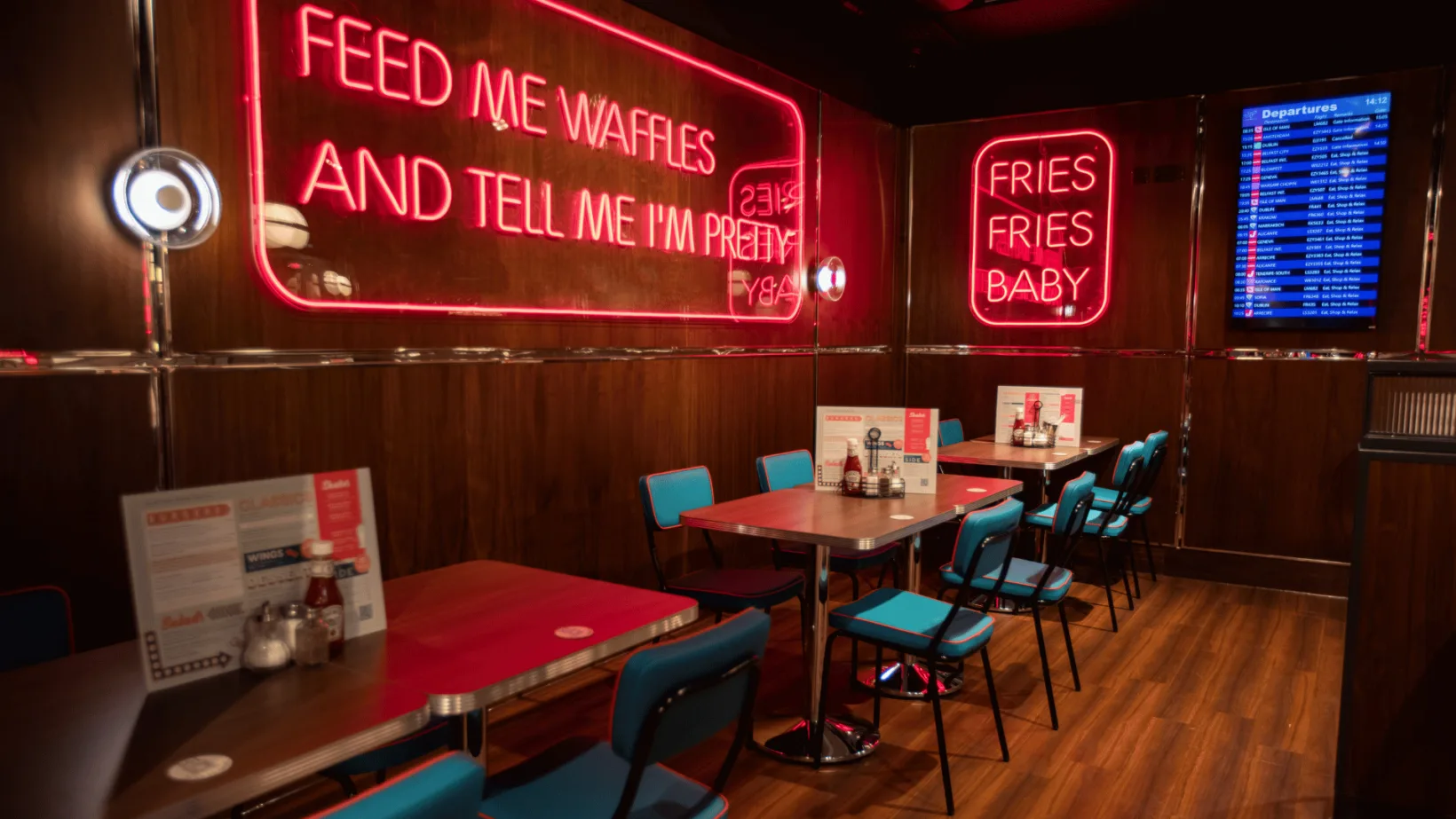 Monty’s All Day Diner at Liverpool John Lennon Airport