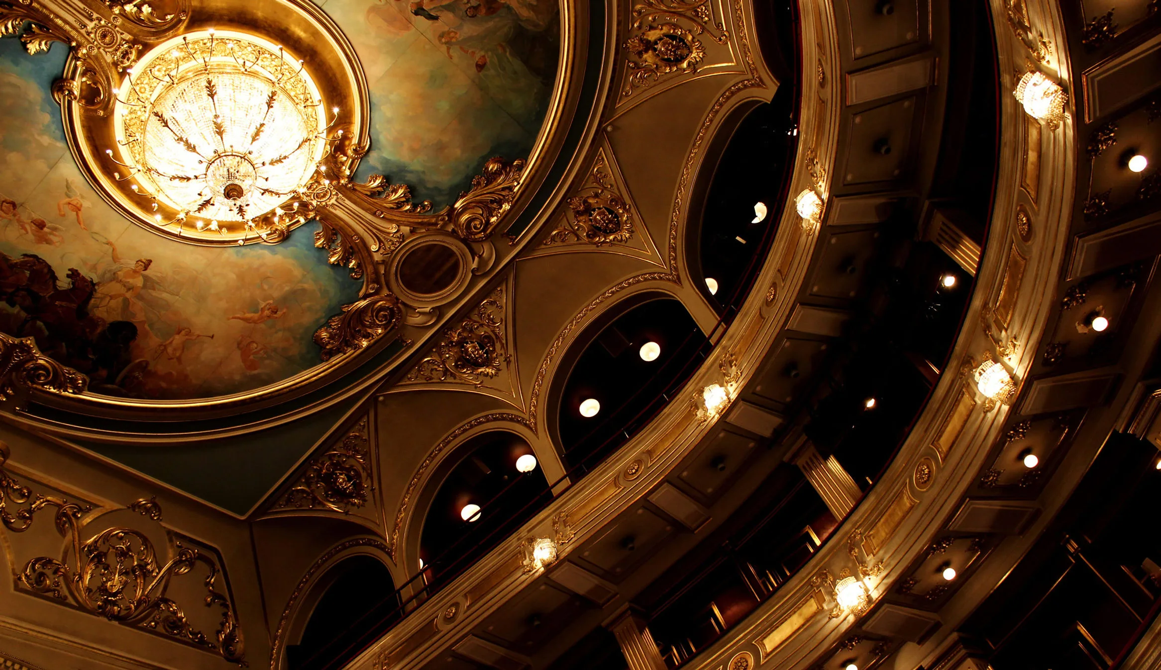 Ornate theatre ceiling and auditorium detail - MJ Consulting Engineers
